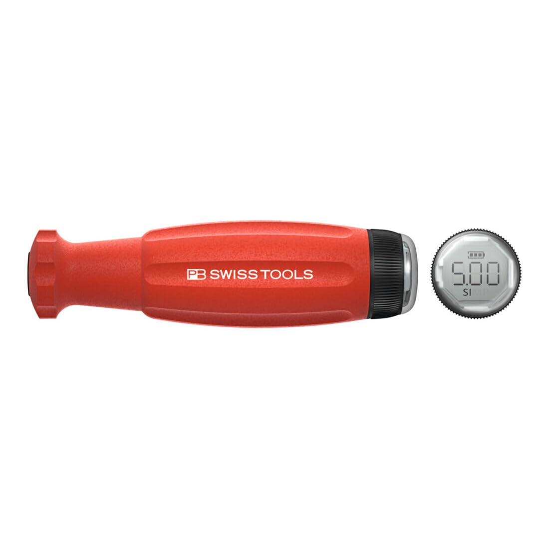 PB Swiss Tools Drehmoment-Schraubendreher mit Digitalanzeige, Wechselklingenaufnahme 200 cN·m