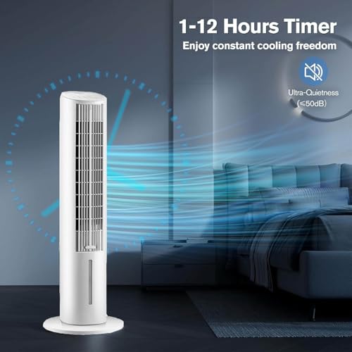 Ventilador 3 en 1 con tanque de 4L para combatir el calor de forma silenciosa 4
