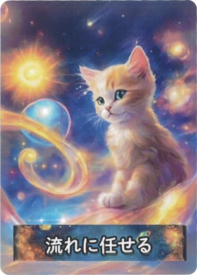 Amazon | 宇宙ねこカード ｜ キャットヒーリング創始者 心蓮（ここは