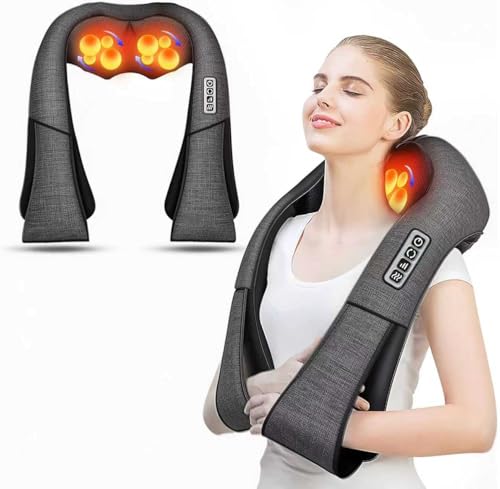 Cordless Shiatsu Neck & Shoulder Massager with Heat