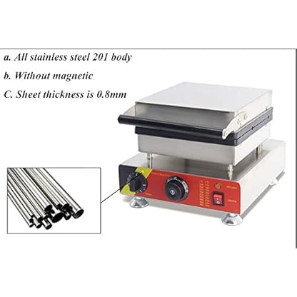 cgoldenwall np-511 4 Commercial Waffelautomat Elektrische Waffel Maschine no-stick Belgische Waffel Baker (Herz Form) 110 V/220 V CE Zertifizierung – Bild 6