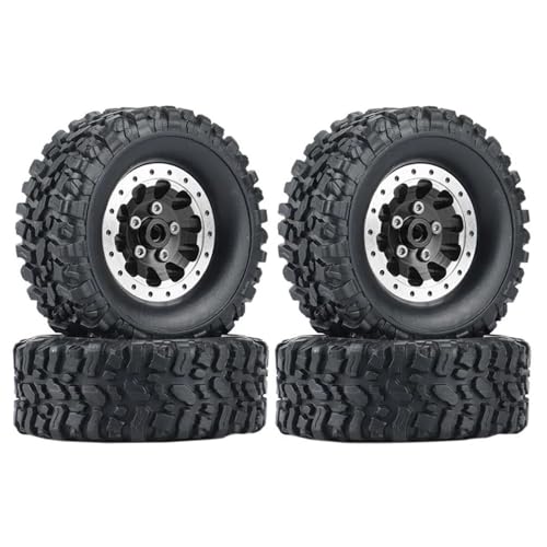 RC�J�[�̃^�C���ƃz�C�[�� Compatible With WPL C24 B14 For MN D90 MN99S RC�J�[ 4�� �����r�[�h���b�N�z�C�[���n�u �z�C�[�������ƃS���^�C�� �����[�g�R���g���[���J�[�A�b�v�O���[�h�p�[�c