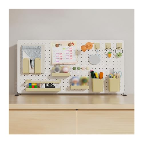 Genérico Estante de Pared para Herramientas con Tablero Perforado para Garaje, Almacenamiento de Brocas, Juego de Llaves, Soportes, Kit Combinado de Tablero Perforado, Paneles de Tablero Perforado de
