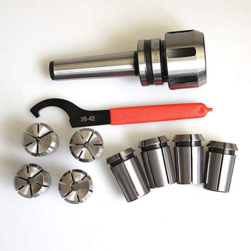 KATSU MT3 Primavera Collet Set 8 Pezzi 4-16 mm Precisione Pinza a Molla Mandrino di Adattatore di Prolunga per Macchina per Incidere CNC e Tornio di Fresatura 11023032