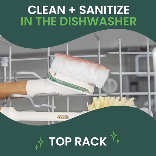 Image of Scotch-Brite Greener Clean, Non-Scratch Dishwand Refills, Fits All Scotch-Brite Dishwands, 3 Count