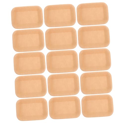 FRCOLOR 50Pcs Disposable Bbq Paper Trays for Seafood Serving Platters for Crawfish Crab and Lobster Party Supplies for Thanksgiving and Events