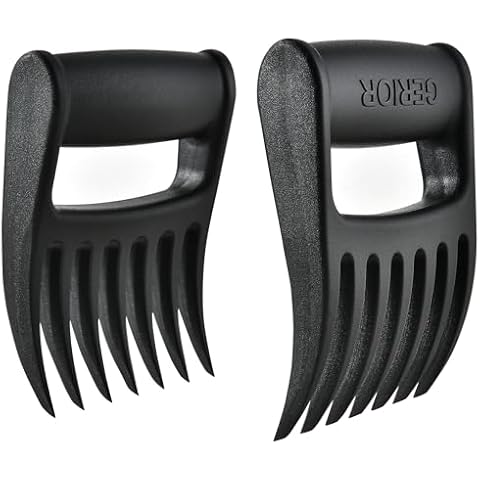 Gerior Meat Shredder Claws for Shredding Pulled Pork, Chicken - Bear BBQ Tool - Large Cover