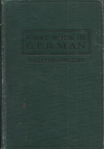 First Book in German B000HZH9VG Book Cover