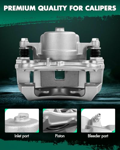 Image of SCITOO Front Left Brake Caliper With Bracket 18B4906 Compatible For Chevrolet For Cobalt 2005-2008,For HHR 2008-2010,For Pontiac For G5 2007-2009,For Pursuit 2006,For Saturn For Ion 2004-2007