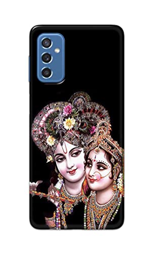 Image of PRINTFIDAA� Printed Hard Back Cover Case for Samsung Galaxy M52 5G Back Cover (Radha Krishna) -2808