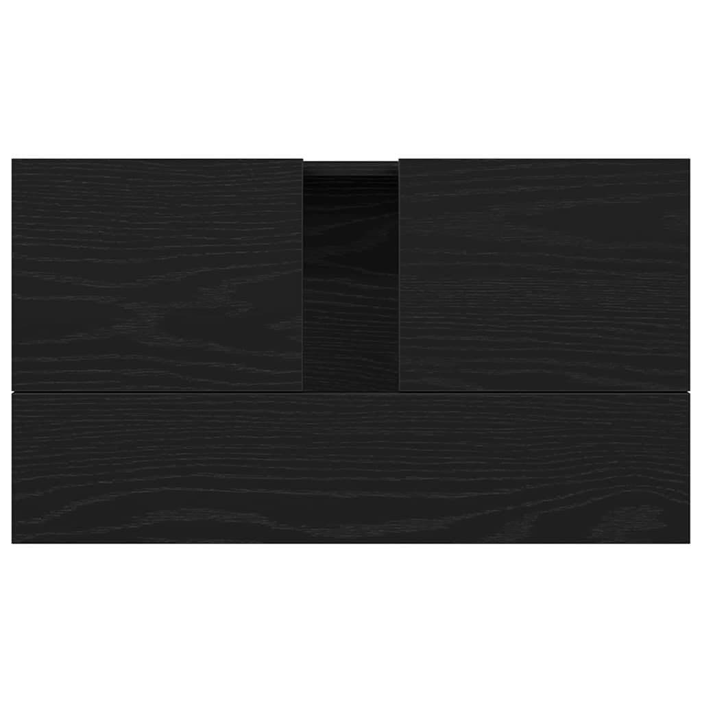Mobile Lavabo Bagno Rovere Nero 58 x 33 x 60 cm