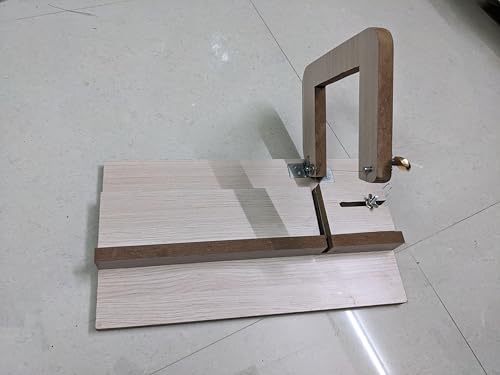 Image of Wooden Soap Cutter for Soap Making with Adjustable Wire