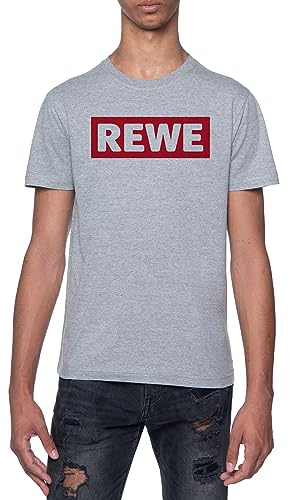 Mengapa Rewe Supermarket Berjumpa Grau T-Shirt Herren Mit Kurzen Ärmeln Und Rundem Hals Grey Mens
