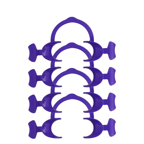 Image of Dentosmile Flexi Eco Cheek Retractors Mouth Opener with Wings in Purple Colour, Large (Made in India) (4)