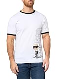 KARL LAGERFELD Paris Men's Sportswear T-Shirt, Black, XX-Large