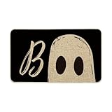 Artoid Mode Ghosts Boo Halloween Doormat, Low-Profile Switch Rug Door Home Decor Mat Floor Mat for Indoor Outdoor 17x29 Inch