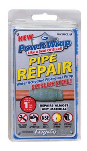 Fernco Fiberglass Repair Kit, 2 x 48 in, Gray