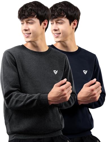 Image of Noble Monk Men's Fleece Crew Neck Sweatshirt