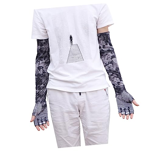 Happyyami 3 Pecas Mangas De Ciclismo Mangas De Braço De Corrida Mangas De Braço De Pesca Mangas De S