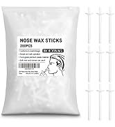 Nose Wax Sticks Plastic Nose Wax Applicators Plastic Wax Rod Wand Nose Waxing Strips Disposable S...