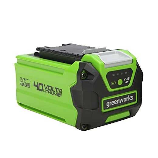 Greenworks Tools G40B25 Batteri och Laddare, 1000 W, 40 V