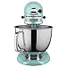 KitchenAid Value Bundle Artisan Series 5 Quart Tilt-Head Stand Mixer with Included Flex Edge Beater, KSM150FEAQ, Aqua Sky