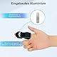 supregear Fingerschienen, 2 Stück Verstellbare Fingerstütze, Bequemer Finger Stabilisator für Gebrochene, Verstauchte, Arthritis, Sehnenentzündung und Geschwollene Finger, Schwarz