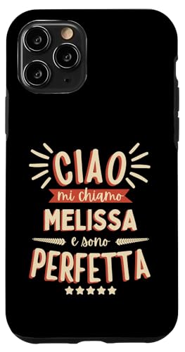 Melissa Idea Regalo Personalizzata Amica Nome Divertente �X�}�z�P�[�X iPhone 11 Pro �p