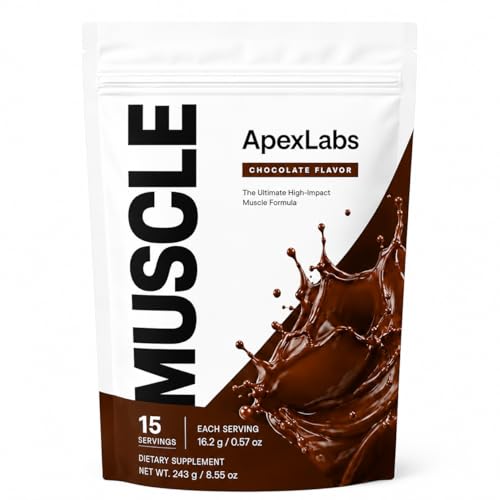 Apex Labs Muscle Powder ApexLabs Protein Powder Boosts Daily Energy & Stamina Chocolate Taste You Can Take Pre/Post Workout or with Meals(1pcs)