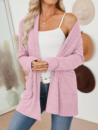 Image of LILLUSORY Cardigan Sweaters for Women Lightweight Cardigans Fall Outfits | Open Front Long Cardigan with Pockets, Business Casual Outfits, Airport Travel Outfits, Teacher Outfits, 2026 Fall Fashion