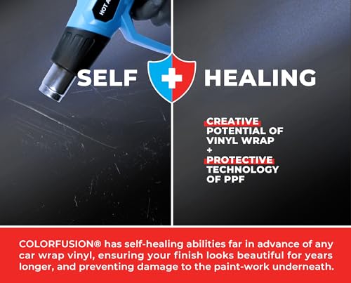 Image of ColorFusion PPF by VViViD, Matte Stealth Cosmic Blue Dry Apply PPF Vinyl Car Wrap Roll 60ft x 5ft