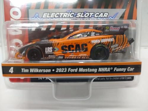 Auto World SC405-4 Tim Wilkerson SCAG 2023 Mustang Funny Car HO Scale Electric Slot Car