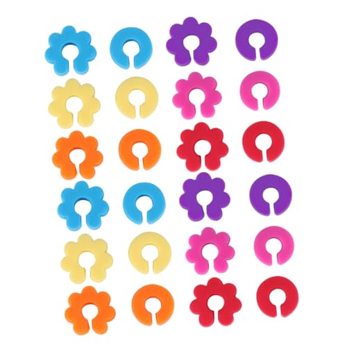 Cabilock 2 Packs Food Grade Silicone C Shaped Wine Glass Markers Pack Easy to Attach Identifier for Stemware Unique Design for Parties and Gatherings Non Slip Goblet Charms