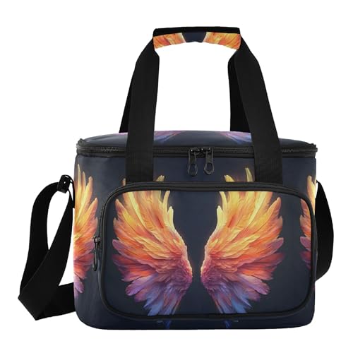 Sac isotherme Fantasy Angel Wings lunch bag thermique noir repas à emporter femme
