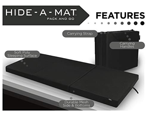 American Furniture Alliance Jr Twin Black Trifold Mattress, Mesh/Poly - Thumbnail 7
