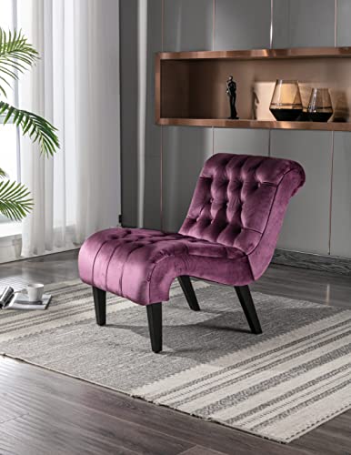 Sillón Velvet Plegable Violeta miniatura 3