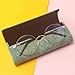 N-KONGJIAN Hard Shell Eyeglasses Case with Cleaning Cloth, Light and Fashion Glasses Case, Case For Glasses (Black)