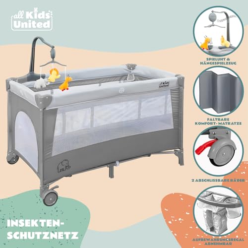 all Kids United® Baby Reisebett - 3-in-1 Reise-Kinderbett – Ansicht 4