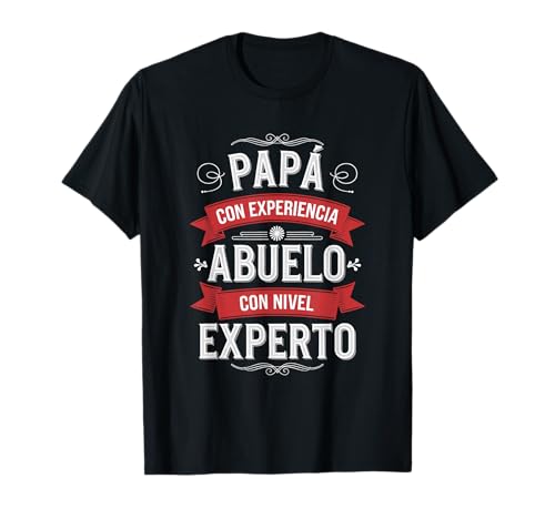 Presentes dia do pai personalizado avô t-shirt, Preto, Pequeno
