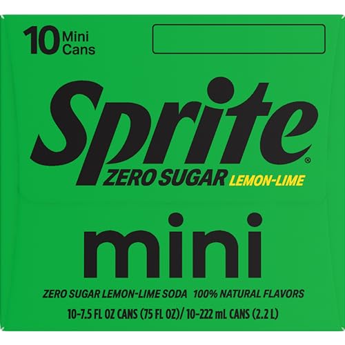 Image of Sprite Lemon Lime Zero Sugar Soda | Diet | 7.5 fl oz | 20 Pack | Soft Drink