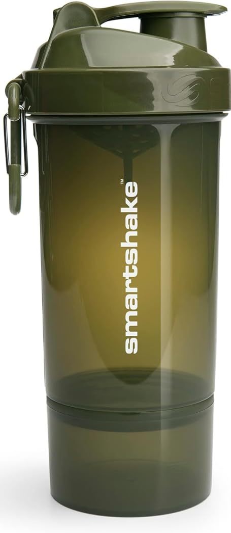 SmartShake O2GO One Shaker Bottle Army Green 800ML