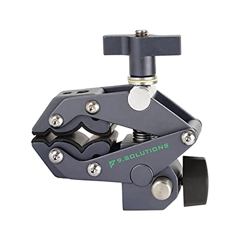 Image of 9.Solutions Savior Clamp With Socket, Articulated Jaws, Hexagonal Socket for 5 /8 inch Pins, Max Load: 66lbs, 9.XS1005B, fit firmly onto any oddly shaped object