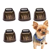 Cow Bells Noise Makers - Small Cow Bell Goat Bells Christmas Metal Cowbell - Goat Collar Anti Lost Loud Bell, Decorations Pet Sleigh Cowbells