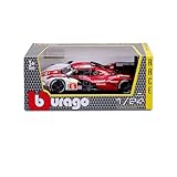 Bburago PORSCHE PENSKE 963 GTP - 1:24 Scale - Incredibly Detailed Die-Cast Replica Collectible Car, Blue - Image 8