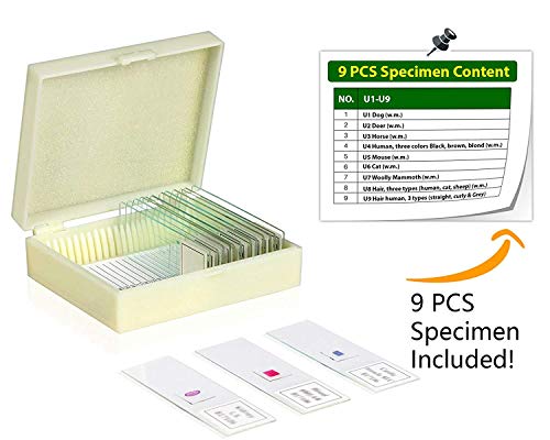 Vision Scientific VSH127 Prepared Slide Set – Hair Type thumb #1