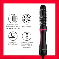 Revlon One-Step-Style-Booster – Rundbürstenföhn und Styler, 38-mm-Rundbürste (Thermoborsten, keramikbeschichteter Zylinder, IONEN- UND KERAMIKTECHNOLOGIE) RVDR5292UKE – Ansicht 3