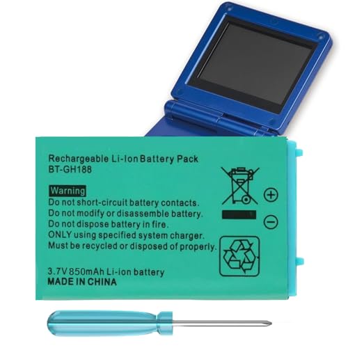 GBA SP AGS-001 850mAh Replacement Battery with Tools