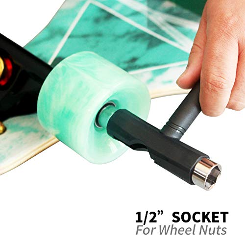 Pinesky Skateboard Tool, T Skate Tool, Universal For Longboard Skateboard And More #TOP3