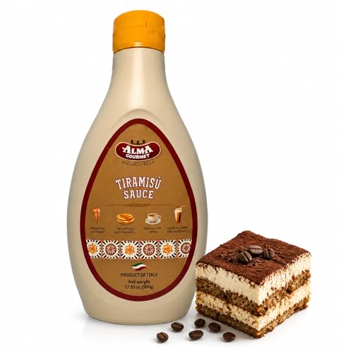Alma Gourmet Tiramisu Topping Sauce 500g (17.6 oz) – Dessert