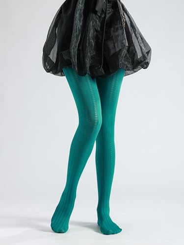 Image of Sahabowi Women Tights, Sheer High Waist Pantyhose, Vintage Control Top Stockings, Siwa7